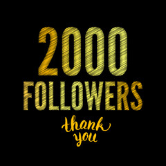 2000 followers