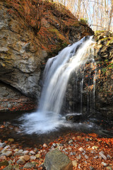 Fototapeta na wymiar Autumn forest cascade