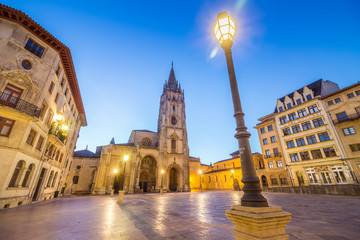 The Cathedral of Oviedo - obrazy, fototapety, plakaty