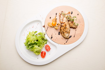 delicious and fresh salad