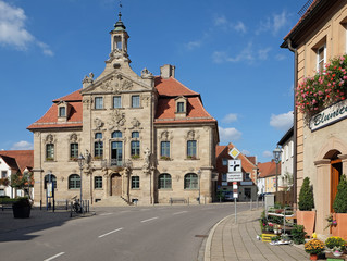 Fototapeta na wymiar Rathaus in Ellingen
