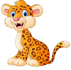 Cute leopard cartoon © dreamblack46