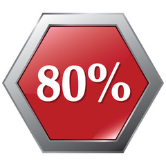 80 PERCENT ICON