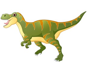 Cartoon dinosaur tyrannosaurus