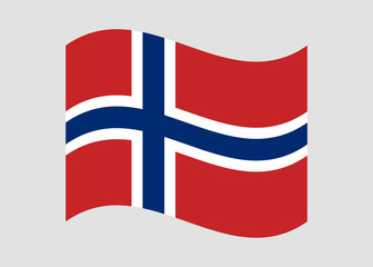 Obraz premium Norway flag
