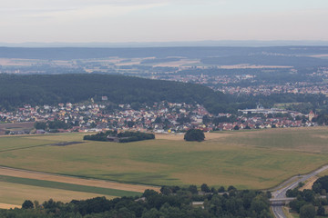 Fototapeta na wymiar aerial view in bavaria