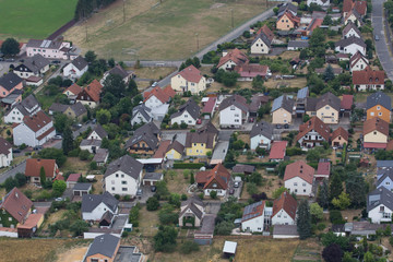 aerial view in bavaria