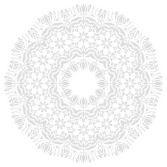 Elegant Vector Ornament in the Style of Barogue