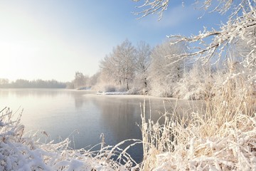 Fototapeta premium Winterlandschaft