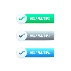 Helpful Tips Buttons