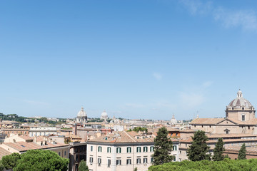 Obraz premium View of Rome from the high, Italy 