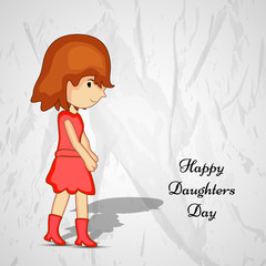 Daughters day background 