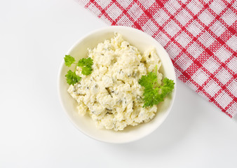 Homemade cottage cheese spread