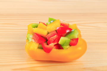 Colourful pepper