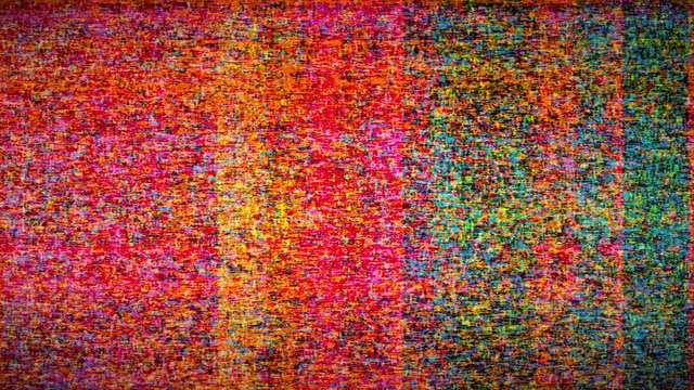 Video Flux 064: Abstract, no signal TV roll malfunction (Video Loop).