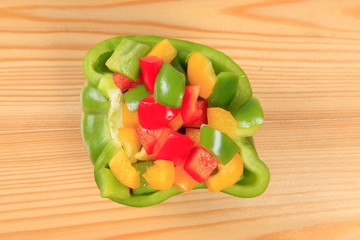 Colourful pepper