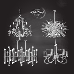 chandelier lamp lighting decor