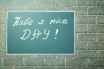 Fototapeta premium Have a nice day