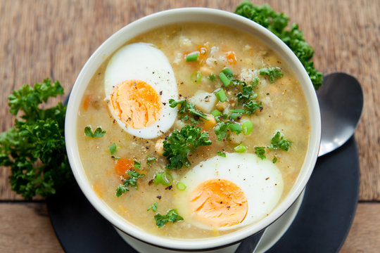 Polish  - Eastern Europe, sour zurek , barszcz -  borsth  - broth