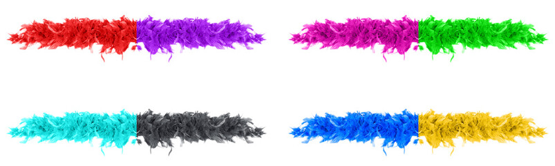 Portion of feather boa