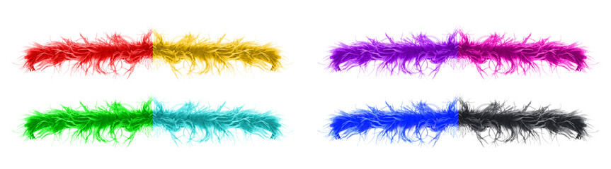 Portion of feather boa - 122030683