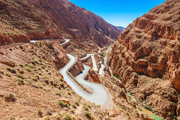 Obraz premium Dades Gorge, Morocco