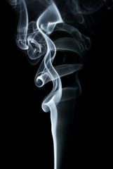 Smoke on dark