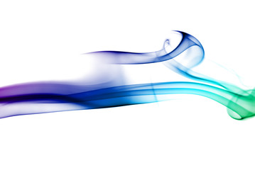 Abstract colorful smoke