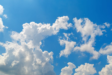 Blue sky with cloud