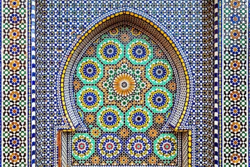 Schilderijen op glas Mausoleum Moulay Ismail © saiko3p