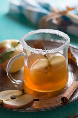 Apple cider or fruit tea