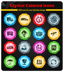 Cargo shipping symbols