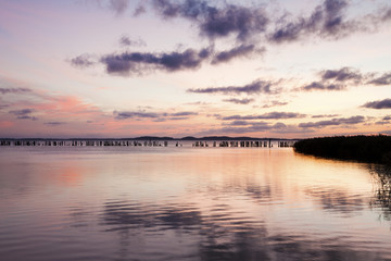 Jasmunder Bodden zur goldenen Stunde