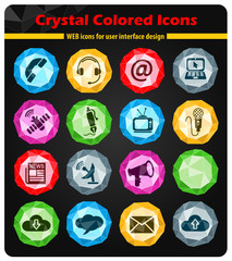 communication icon set