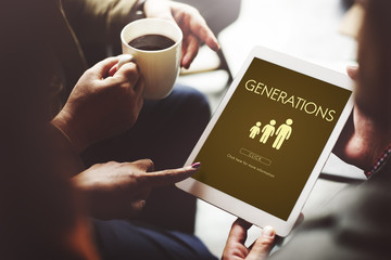 Generations Family Togetherness Relationship Concept
