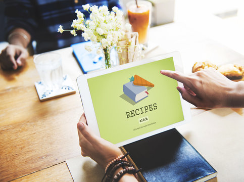 Recipes Food Menu Cafe Restaurant Concept