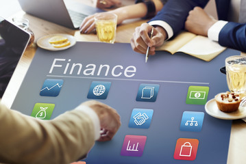 Finance Economy Application Investment Graphic Concept
