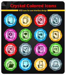 Documents icons set