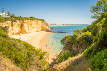 Fototapeta na wymiar beautiful Algarve, Portugal, Beach, Coast