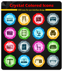 Furniture simply icons