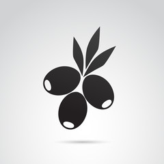 Olive vector icon.