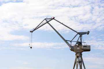 Crane on a blue sky - Shipyard
