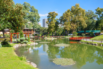 Fototapeta na wymiar Buenos Aires Japanese Gardens
