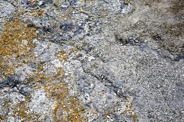 Sinter terraces of highly active geothermal area in Orakei Korak