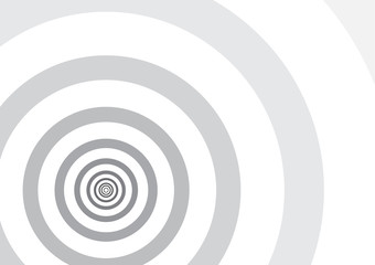 Background - Fibonacci circles - black and white monochrome grayscale - vector illustration