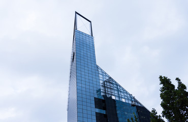 Obraz na płótnie Canvas modern business building in Tallinn. skyscraper