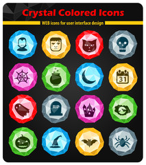 Halloween simply icons