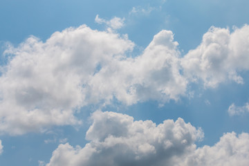 Blue sky with clouds
