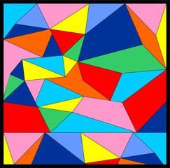 Colorful Geometric Abstract Background 