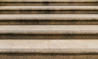 Cement with small gravel staircase